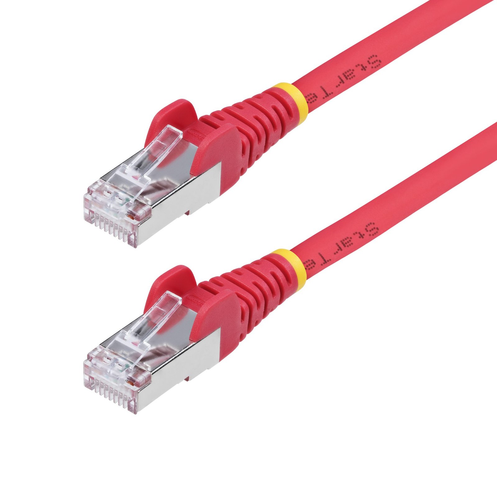 Startech StarTech.com 1ft Red CAT6a Ethernet Cable, Snagless RJ45, 10GbE, 100W PoE++, S/FTP, LSZH,