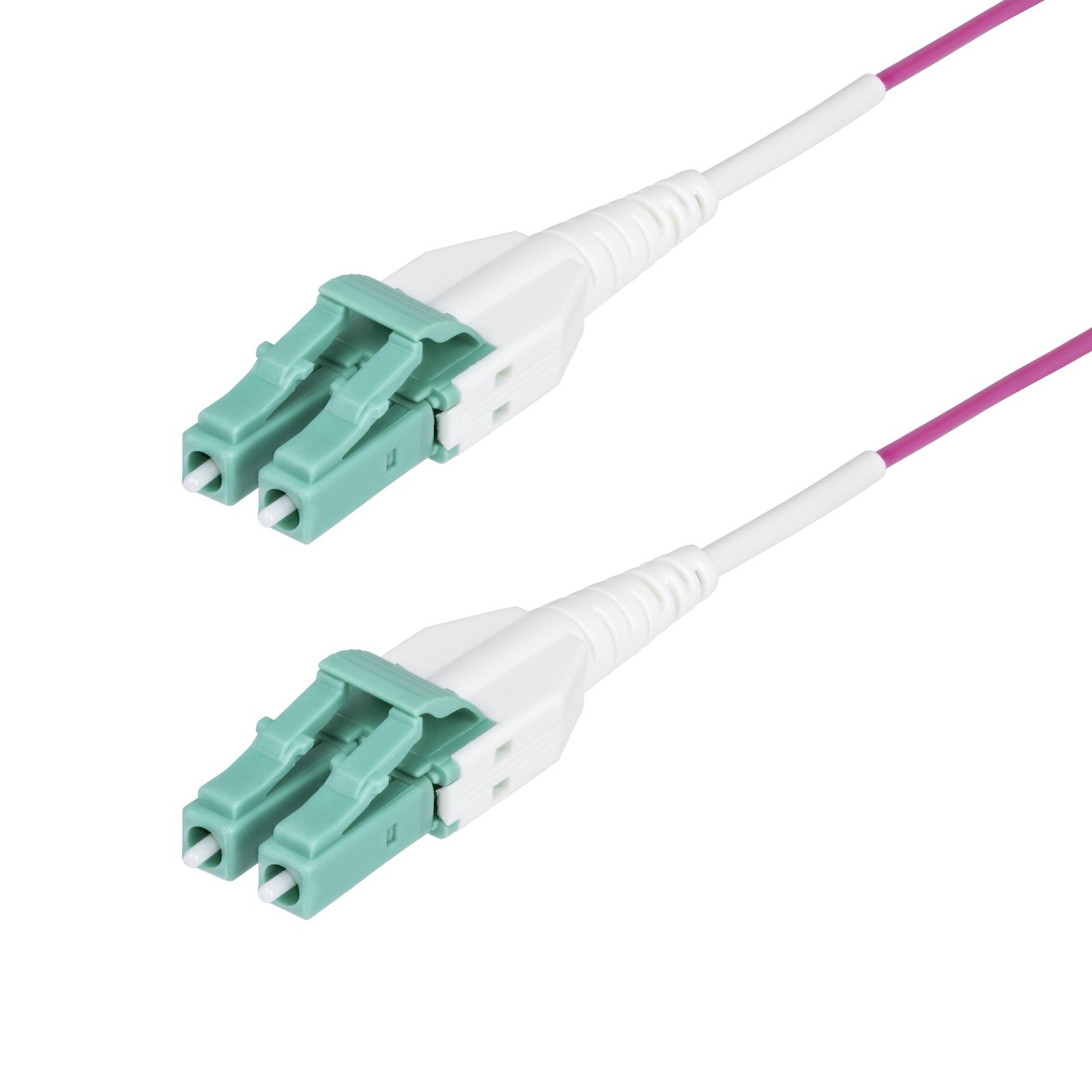 Startech StarTech.com 3m (10ft) LC to (UPC) OM4 Multimode Fiber Optic Cable, Erika Violet,