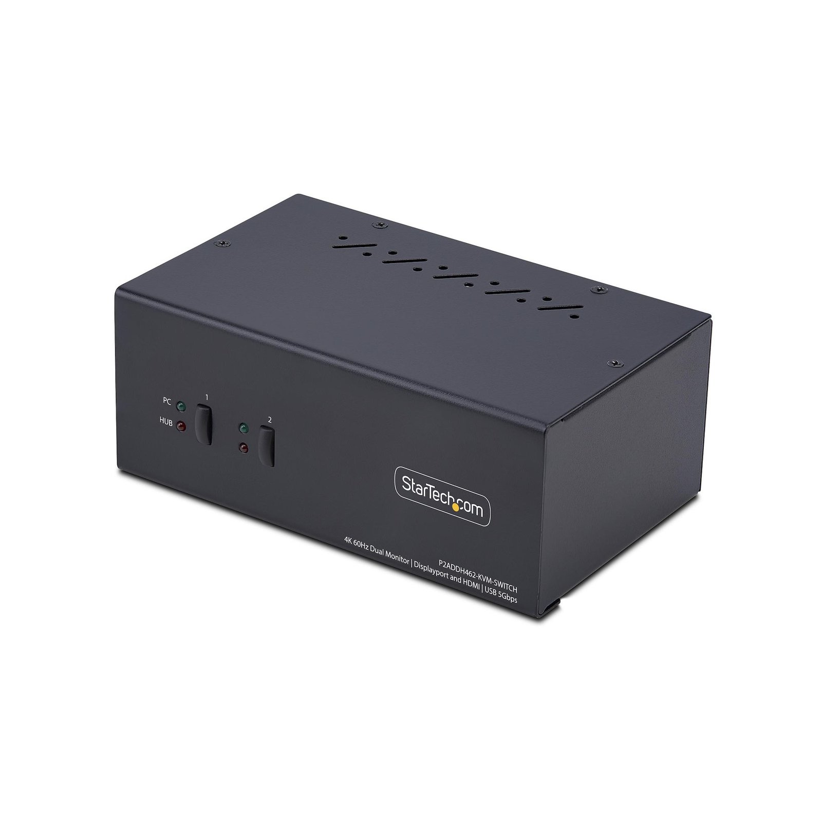 Startech StarTech.com 2-Port Dual-Monitor DisplayPort and HDMI KVM Switch, 4K 60Hz, 1x & DP