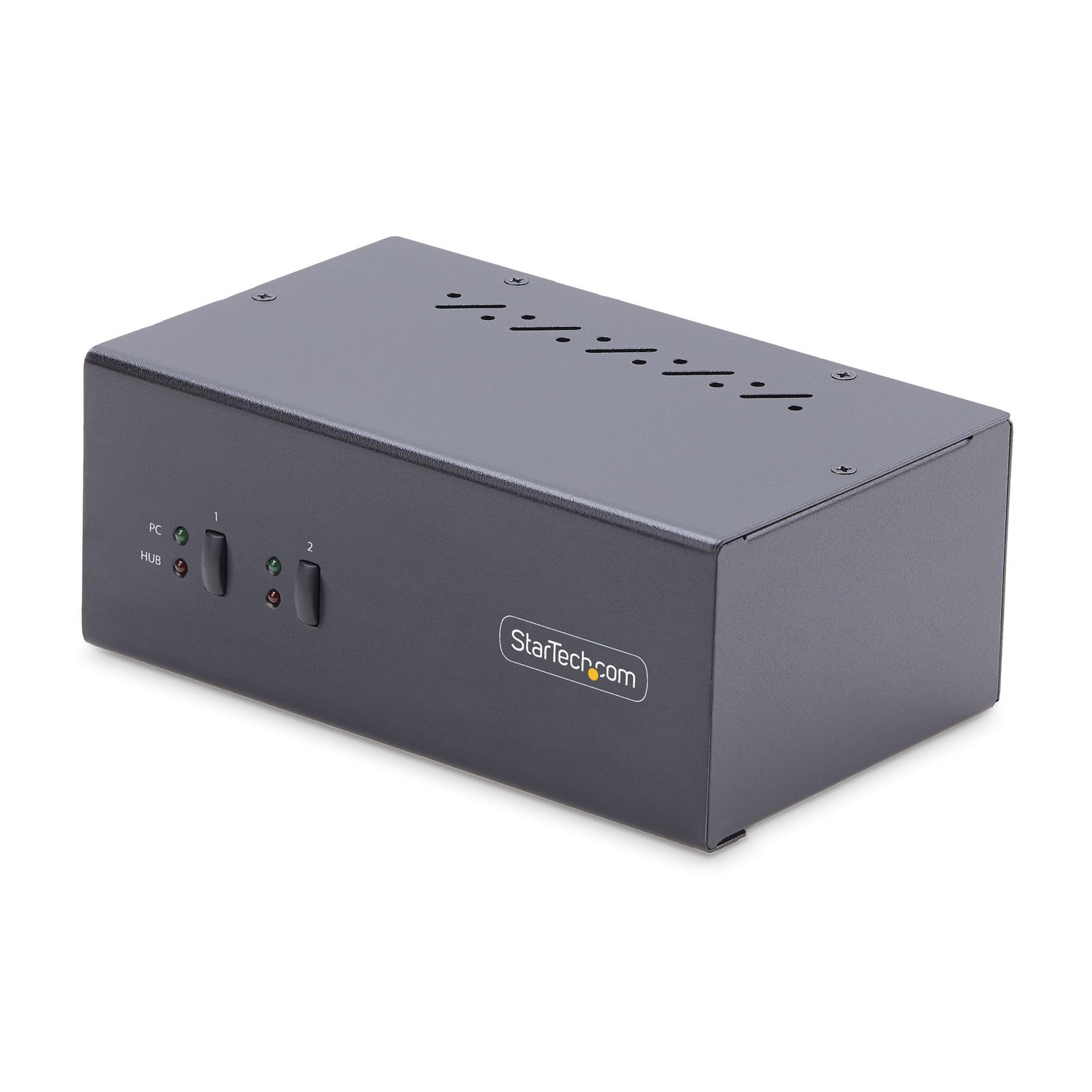 Startech StarTech.com 2-Port Dual-Monitor DisplayPort KVM Switch, 4K 60Hz, 2x USB 5Gbps Hub Ports,