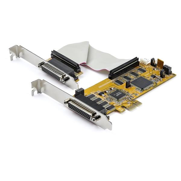 Startech StarTech.com 8-Port PCI Express RS232 Serial Adapter Card, PCIe 16C1050 UART, Low Profile