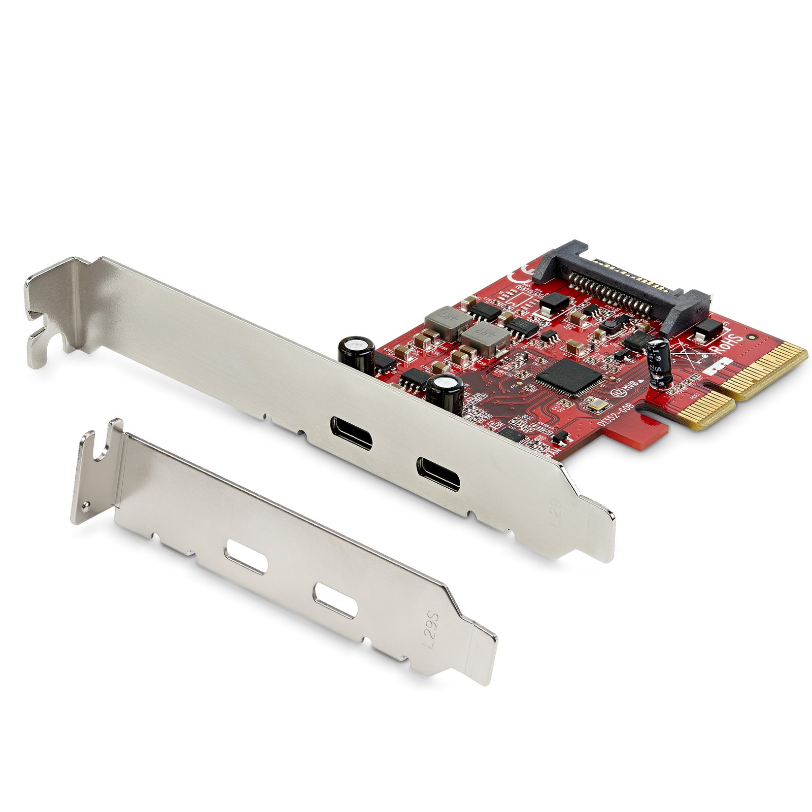 Startech StarTech.com 2-Port USB 3.2 Gen 2 PCIe Card, USB-C 10Gbps SuperSpeed PCI Express 3.0 x4