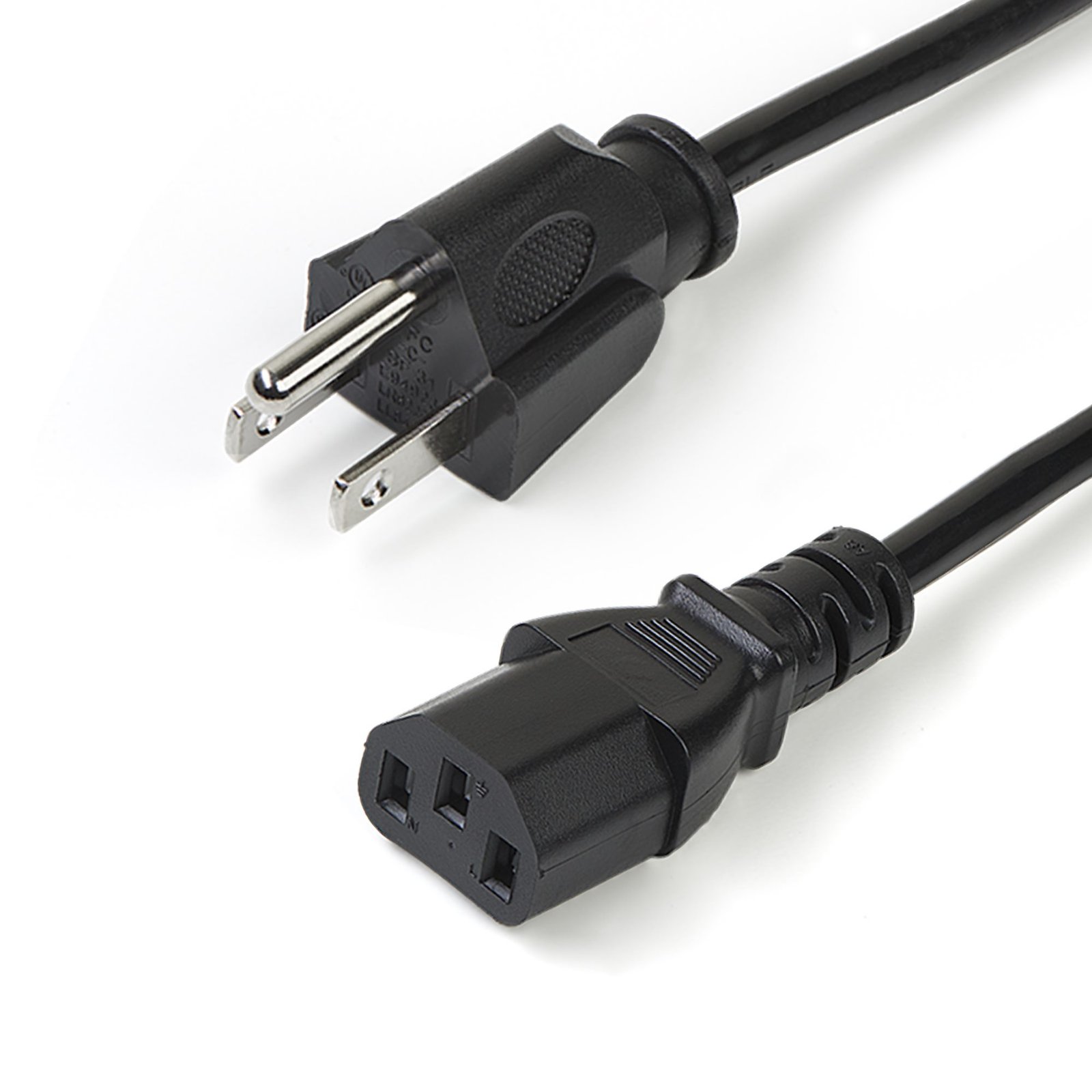 Startech StarTech.com 10ft (3m) Computer Power Cord, NEMA 5-15P to C13, 10A 125V, 10 Pack, 18AWG,