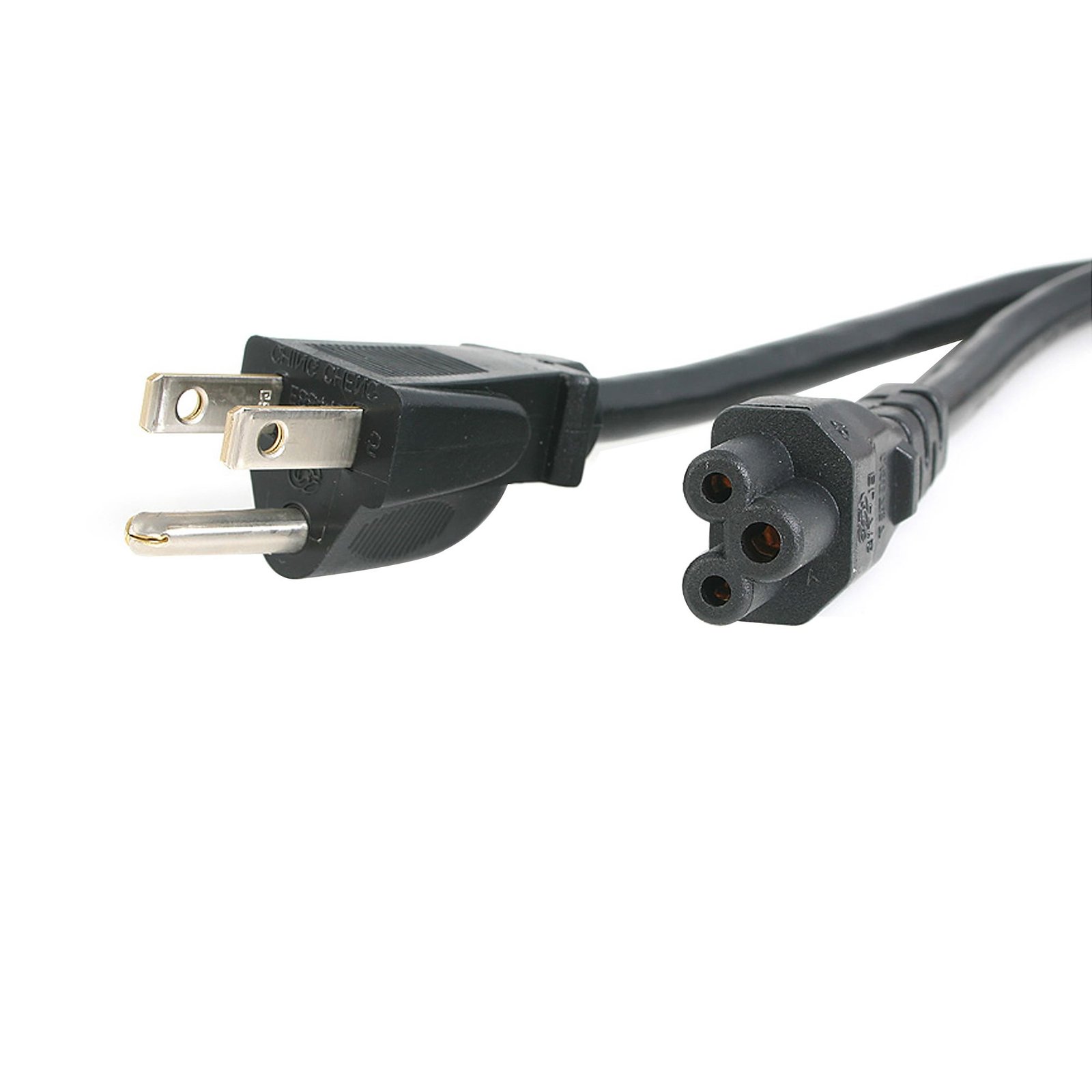 Startech StarTech.com 10ft (3m) Laptop Power Cord, NEMA 5-15P to C5 (Clover Leaf), 10A 125V, 18AWG,