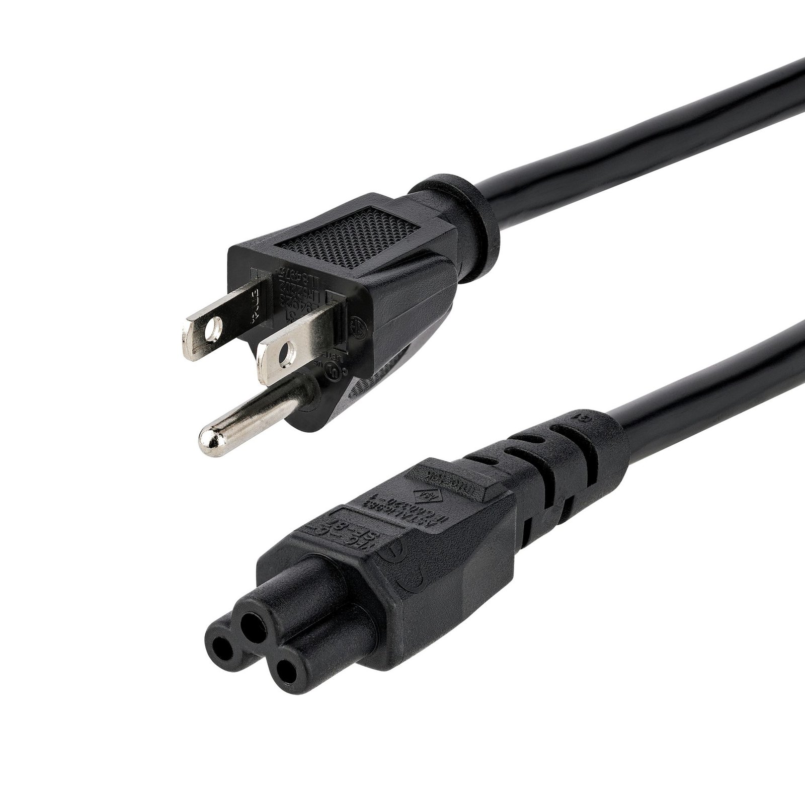 Startech StarTech.com 6ft (1.8m) Laptop Power Cord, NEMA 5-15P to C5 (Clover Leaf), 10A 125V,