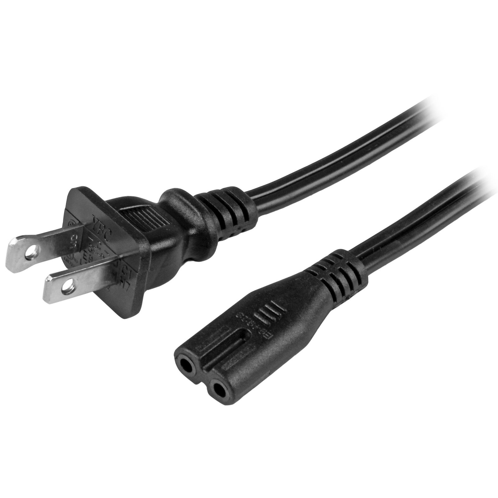 Startech StarTech.com 6ft (2m) Laptop Power Cord, NEMA 1-15P to C7, 7A 125V, 18AWG, Replacement
