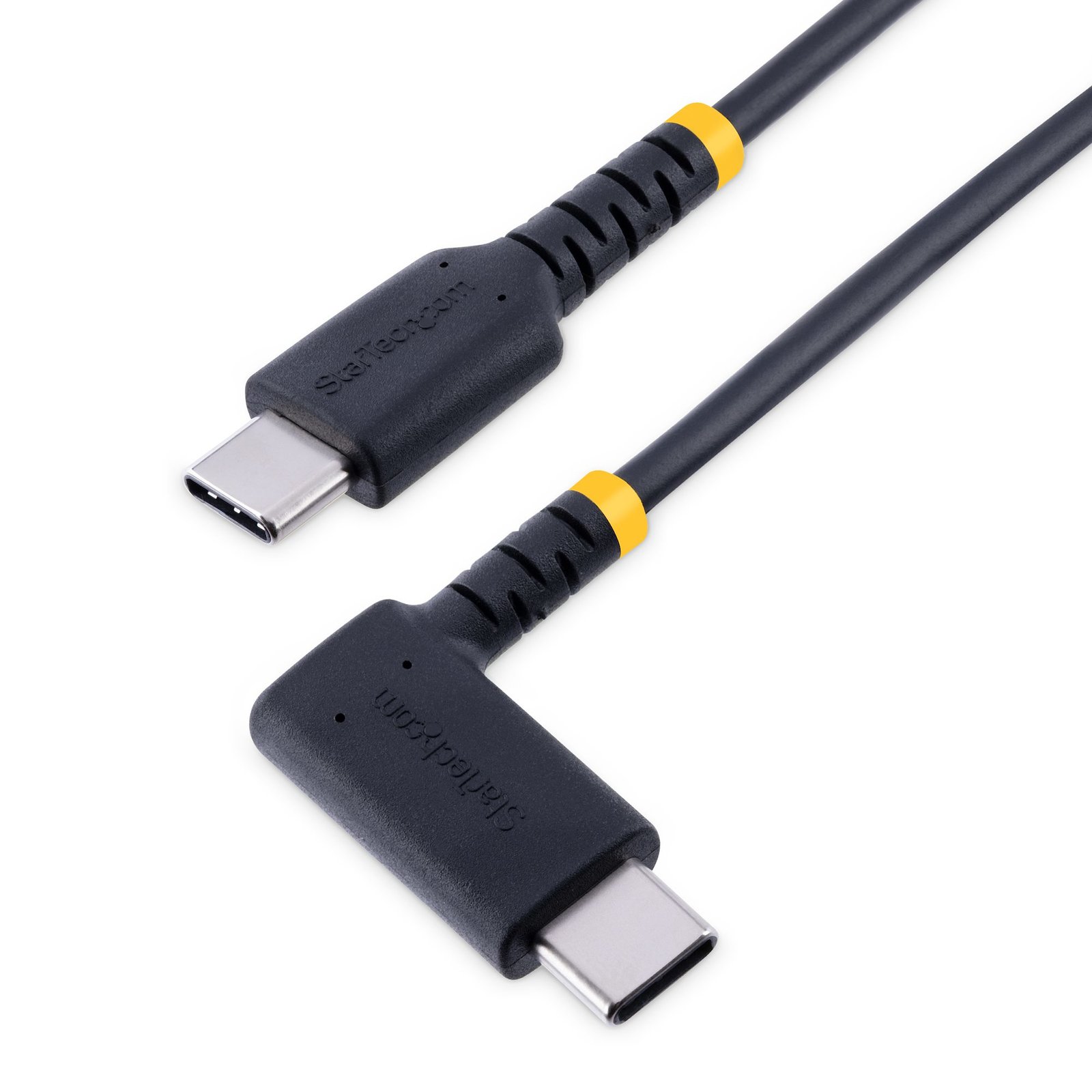 Startech StarTech.com 6.6ft (2m) USB-C Fast Charging Cable, Rugged, Right-Angled, Charge & Sync,