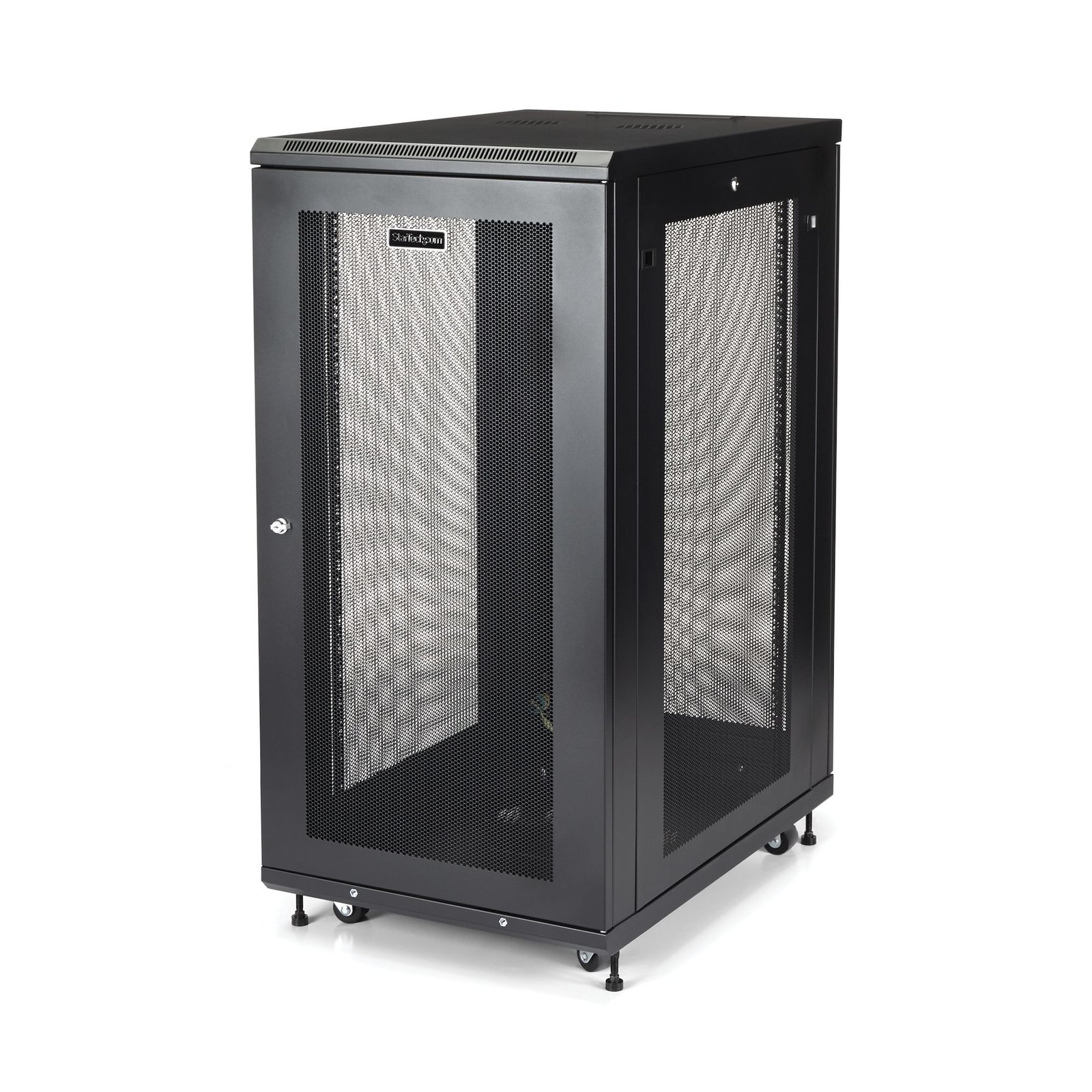 Startech StarTech.com 24U Enterprise-Grade Server Rack Cabinet Kit, 19in Enclosed 4-Post with Shelf