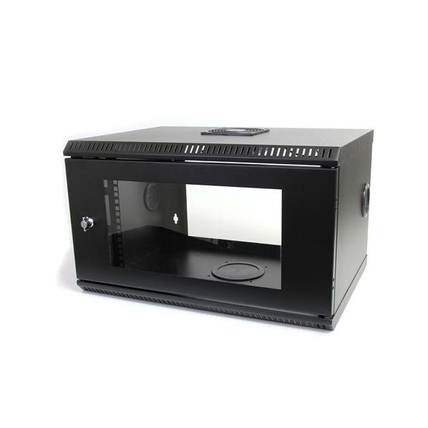 Startech StarTech.com 2-Post 6U Wall Mount Network Cabinet with Acrylic Door, 19" Wall-Mounted
