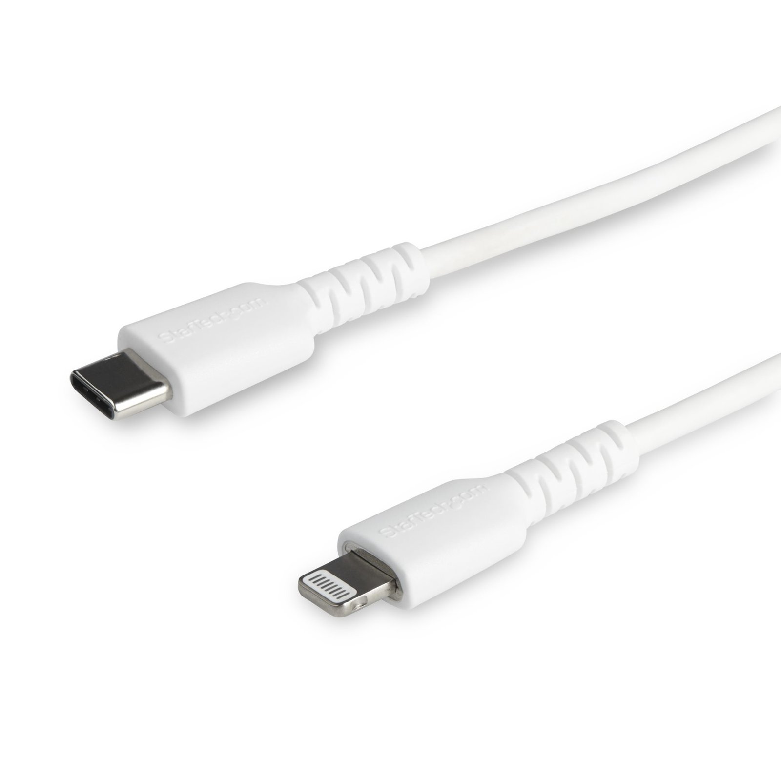 Startech StarTech.com 3 foot (1m) Durable White USB-C to Lightning Cable - Heavy Duty Rugged Aramid