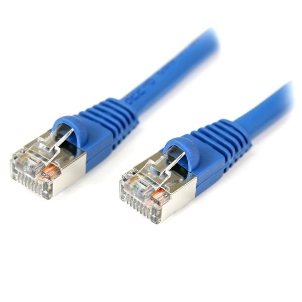 Startech StarTech.com 6 ft Cat5e Blue Snagless Shielded RJ45 STP Cat 5e Patch Cable - 6ft Cord
