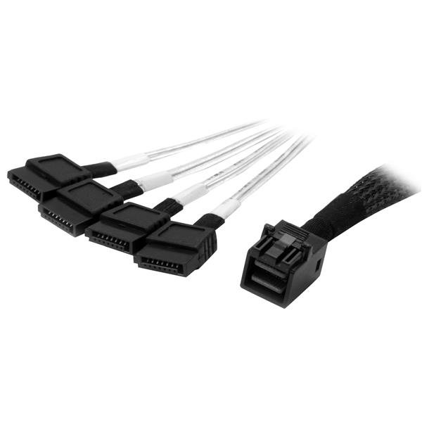 Startech StarTech.com Internal Mini-SAS to SATA Cable - SFF-8643 4x - 1 m SAS43SAT1M