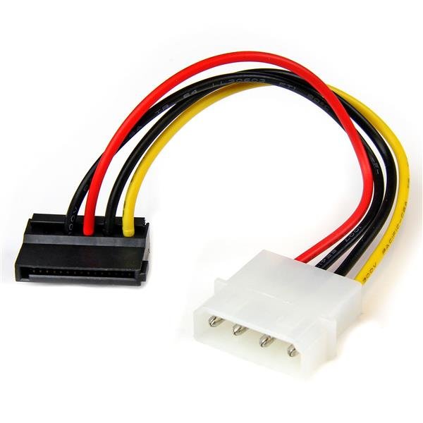 Startech StarTech.com 6in 4 Pin LP4 to Left Angle SATA Power Cable Adapter SATAPOWADPL