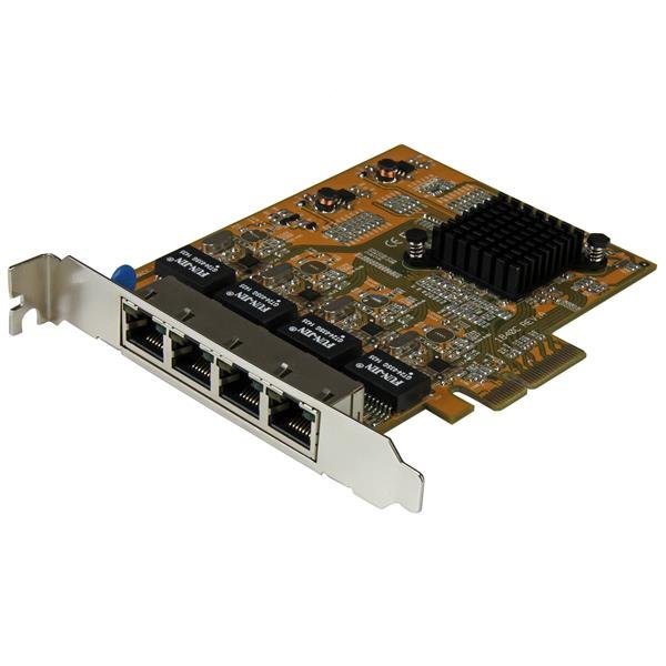 Startech StarTech.com 4-Port PCIe Gigabit Network Adapter Card - TAA ST1000SPEX43