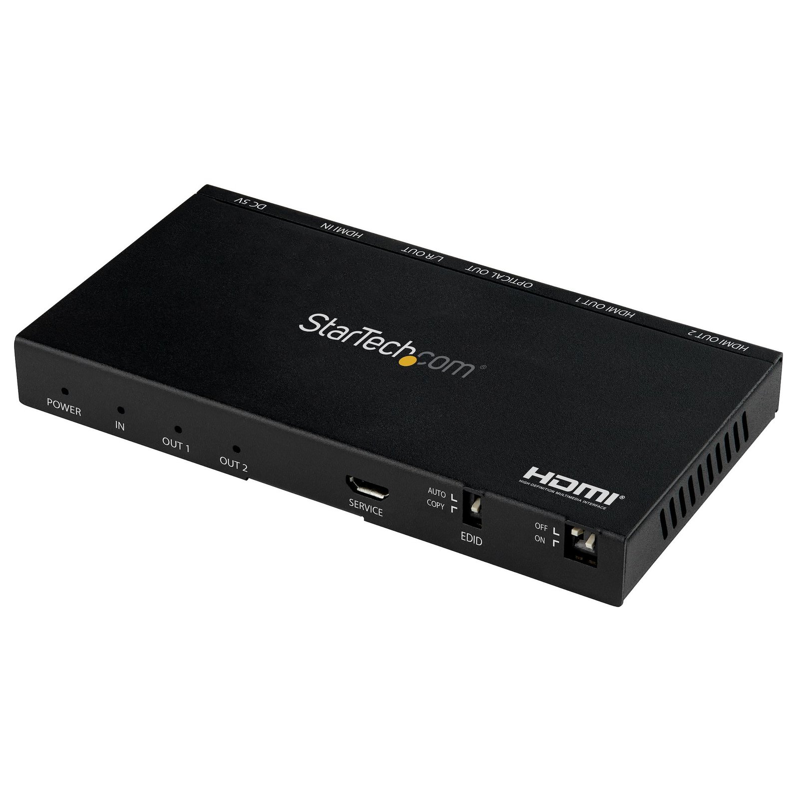 Startech StarTech.com 2-Port HDMI Splitter (1x2) - 4K 60Hz UHD 2.0 Audio Video w/ Scaler &