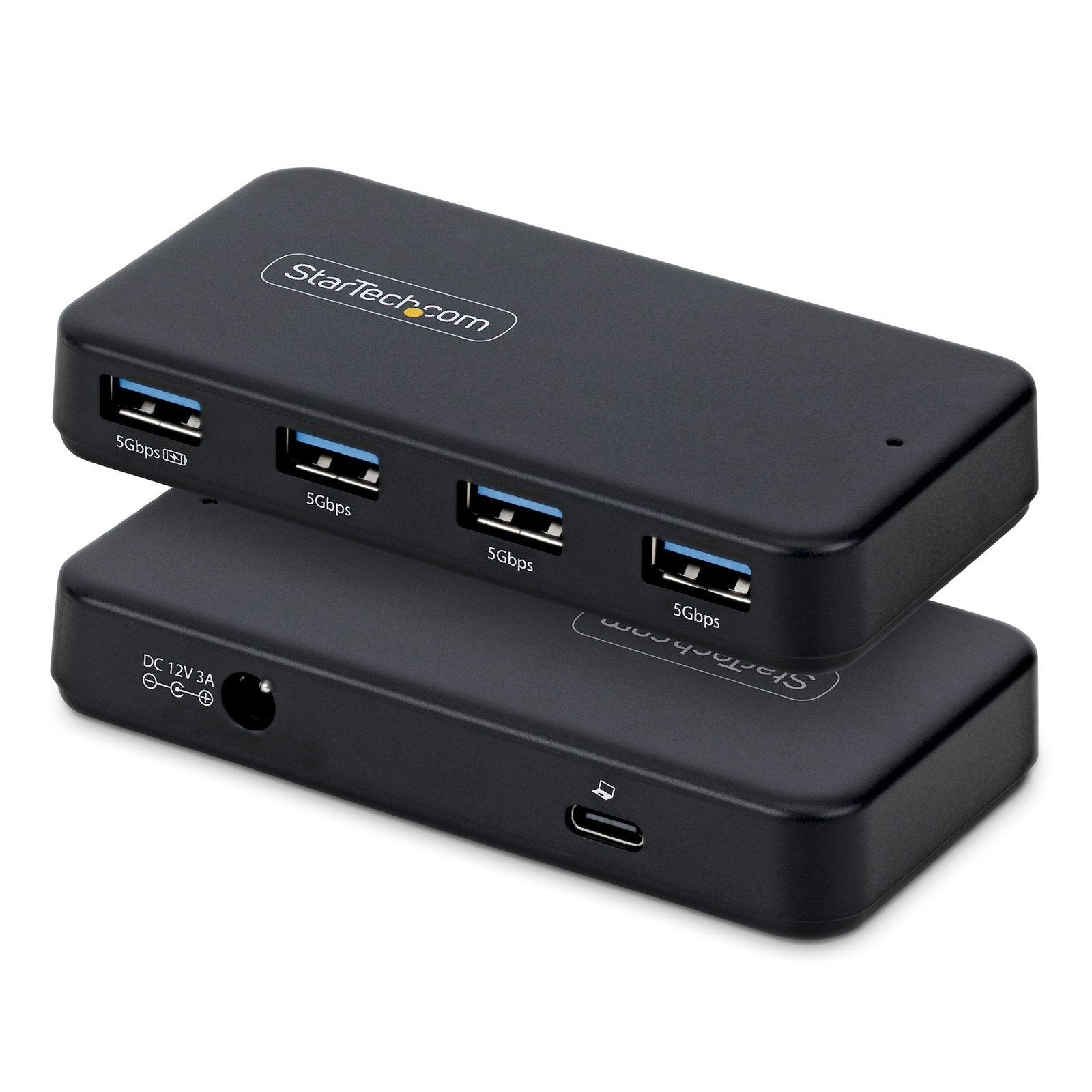 Startech StarTech.com 4-Port USB-A Hub, 5Gbps, Self-Powered, 2-in-1 USB-C and Host Cable, 1x BC 1.2