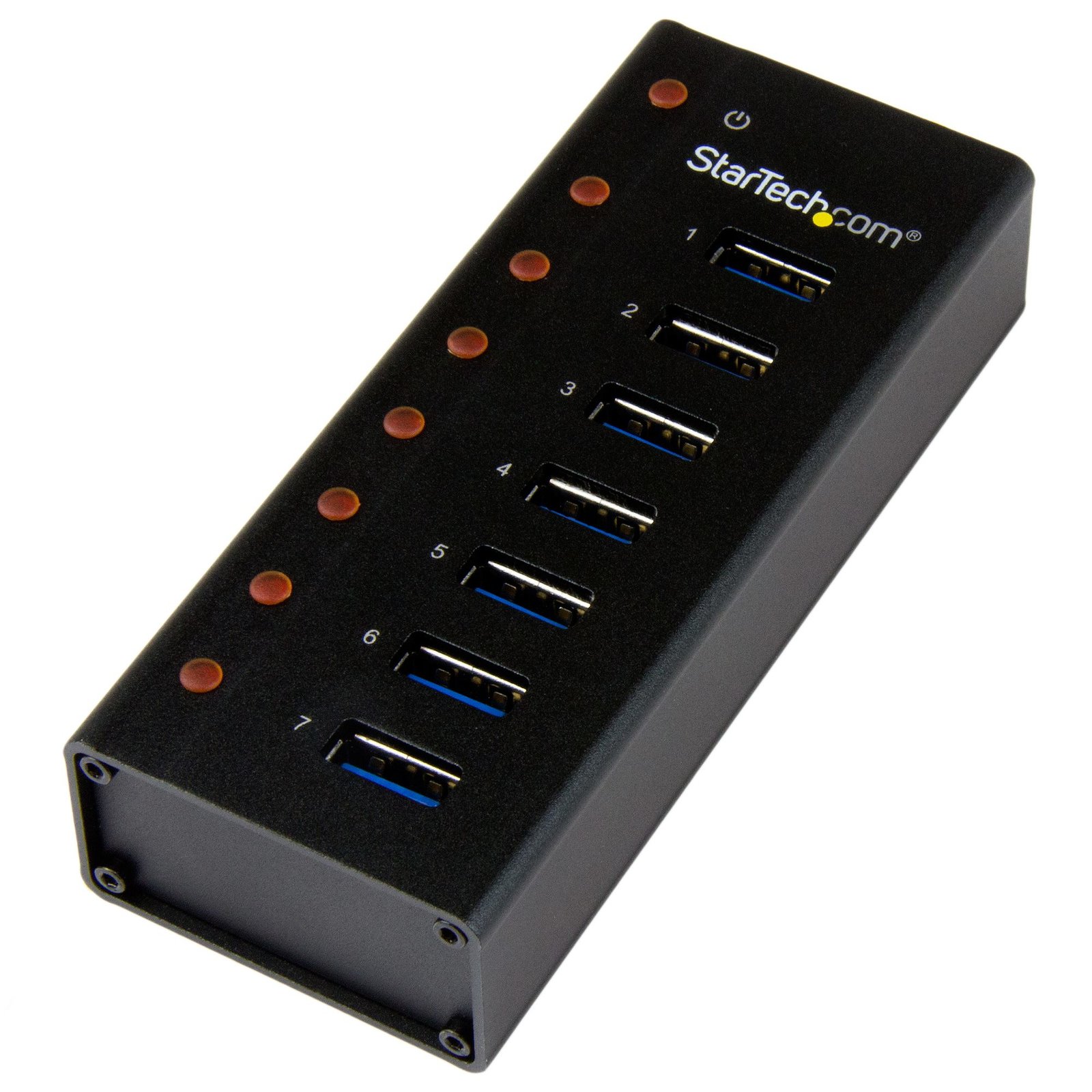 Startech StarTech.com 7-Port USB 3.0 Hub (5Gbps) - Desktop or Wall-Mountable Metal Enclosure