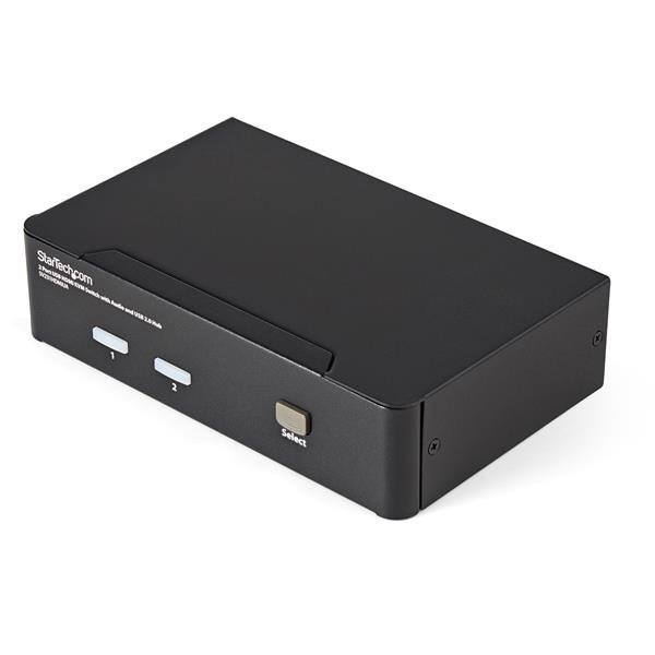 Startech StarTech.com 2 Port USB HDMI KVM Switch with Audio and 2.0 Hub - TAA SV231HDMIUA