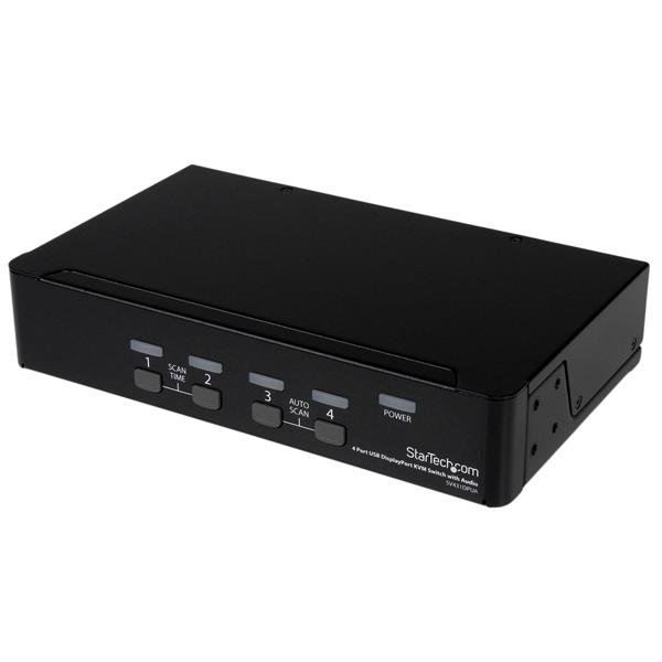 Startech StarTech.com 4 Port USB DisplayPort KVM Switch with Audio - TAA SV431DPUA