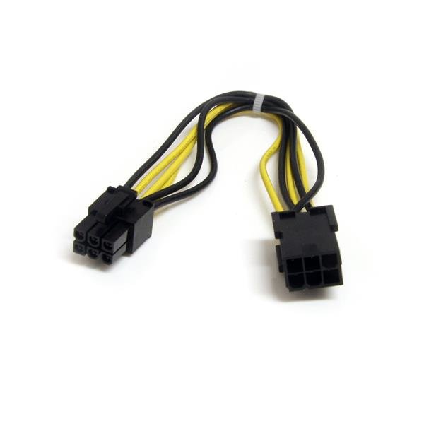 StarTech.com 8in 6 pin PCI Express Power Extension Cable PCIEPOWEXT