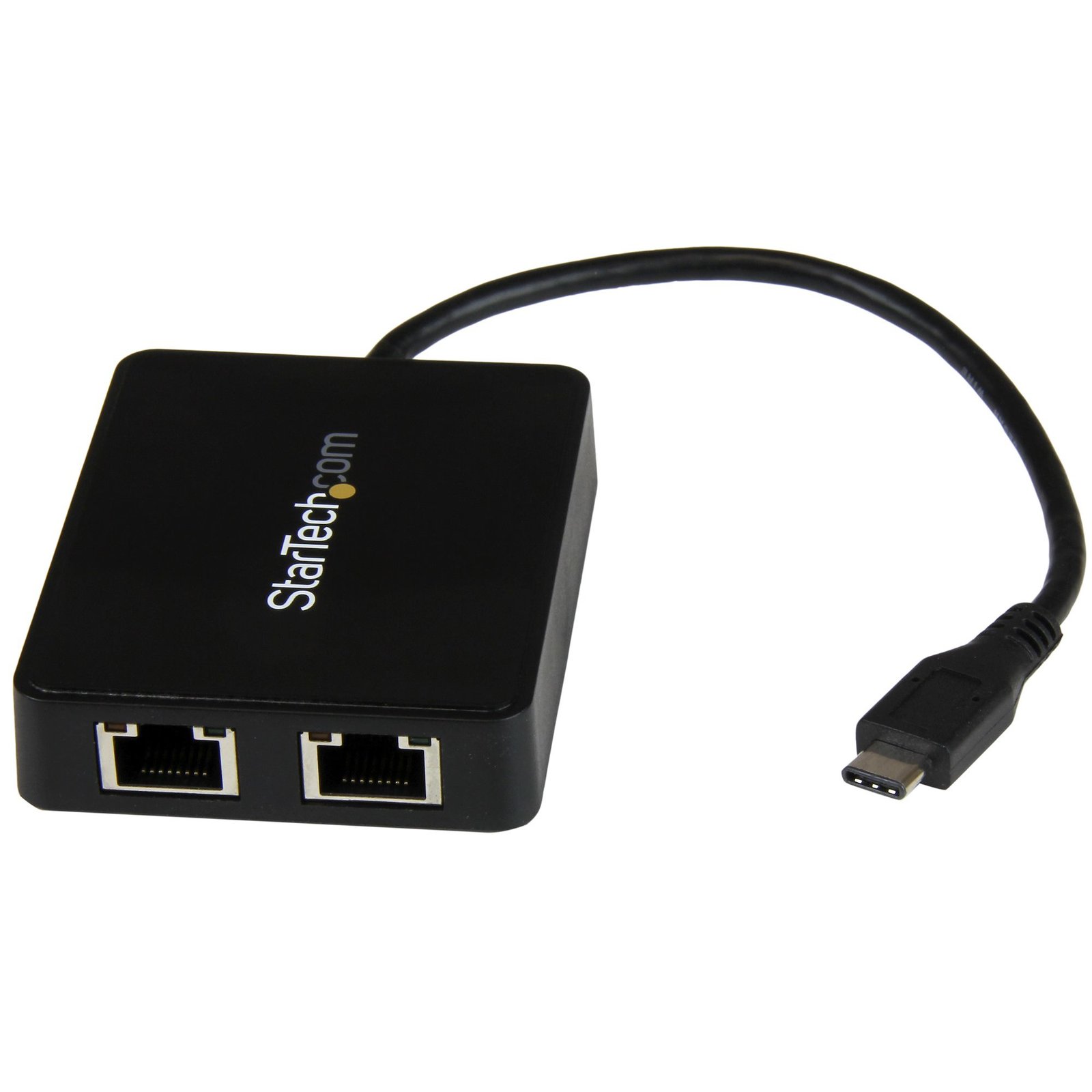 Startech StarTech.com USB-C to Dual Gigabit Ethernet Adapter with USB 3.0 (Type-A) Port, Type-C