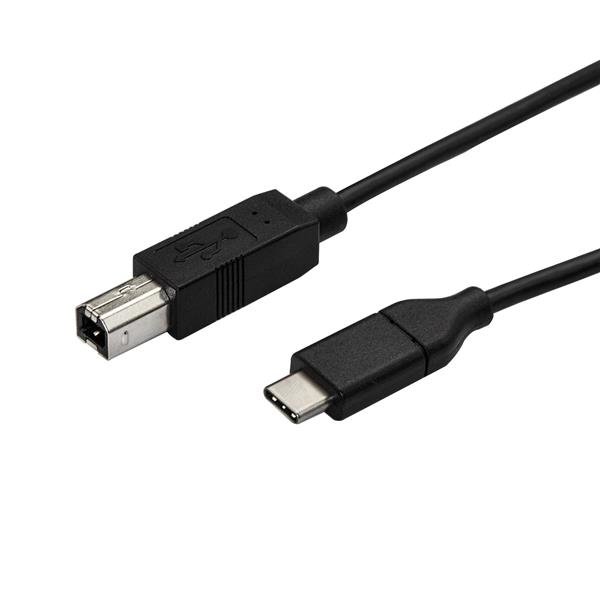 Startech StarTech.com 10ft (3m) USB-B to USB-C Cable, Data Cord, USB 2.0, Transfer USB2CB3M