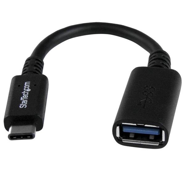 Startech StarTech.com 6in (15cm) USB-C to USB-A Adapter, USB 5Gbps, 3A, Male Female Converter,