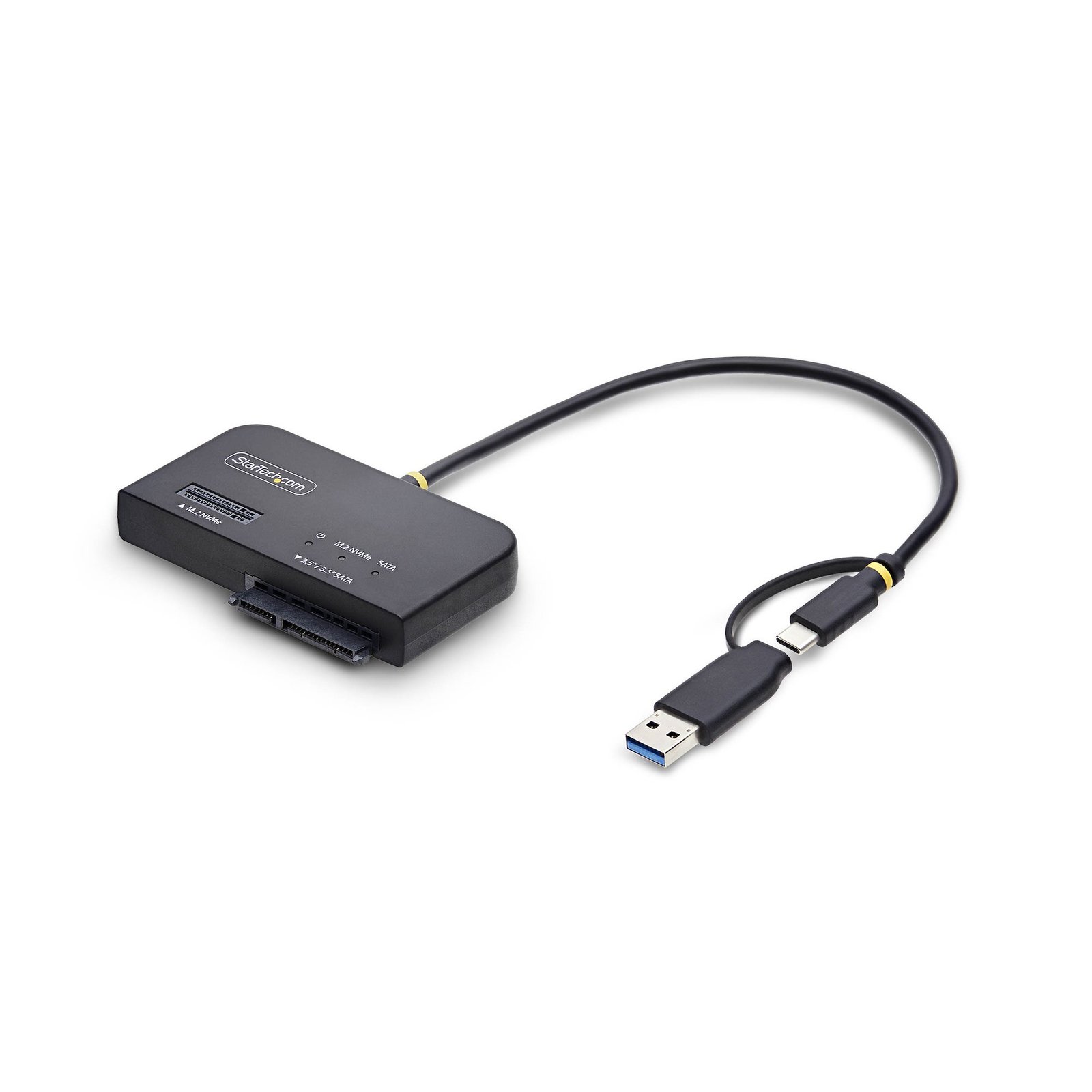 Startech StarTech.com USB-C/USB-A to M.2 NVMe and 2.5in/3.5in SATA Adapter, 10Gbps, Tool-Free