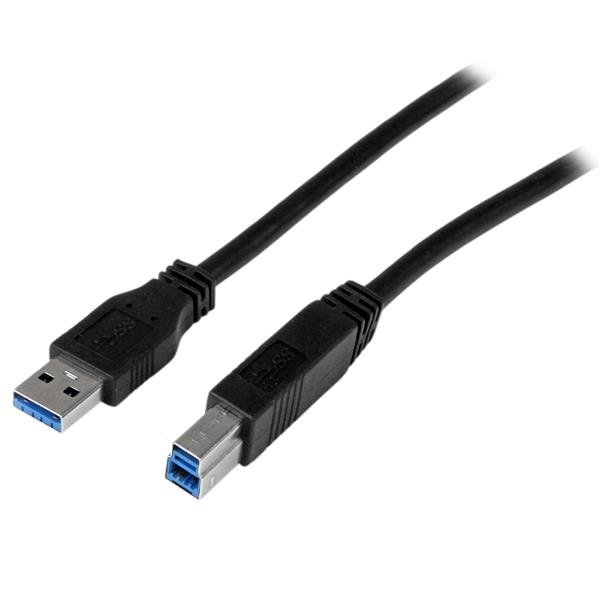 Startech StarTech.com 2m (6 ft) Certified SuperSpeed USB 3.0 (5Gbps) A to B Cable - M/M USB3CAB2M