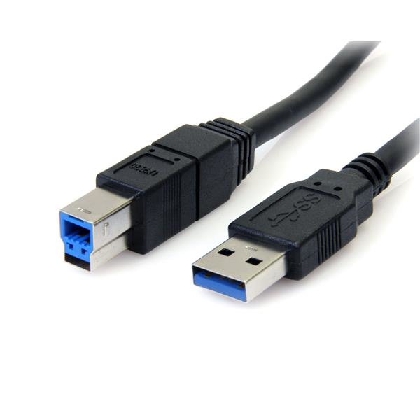 Startech StarTech.com 10 ft Black SuperSpeed USB 3.0 (5Gbps) Cable A to B - M/M USB3SAB10BK