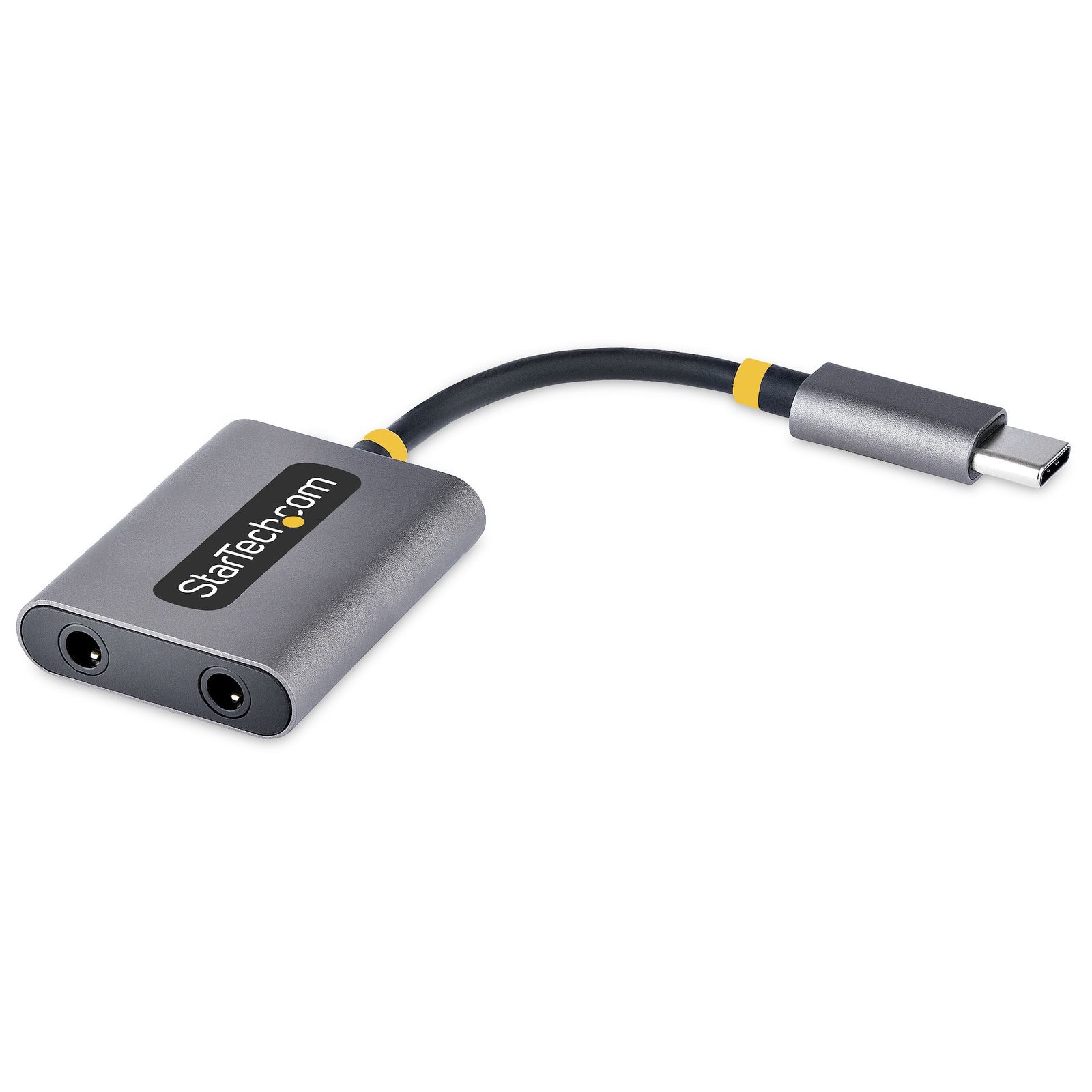 Startech StarTech.com USB-C Headphone Splitter, USB Type C Dual Headset Adapter w/Mic Input, to
