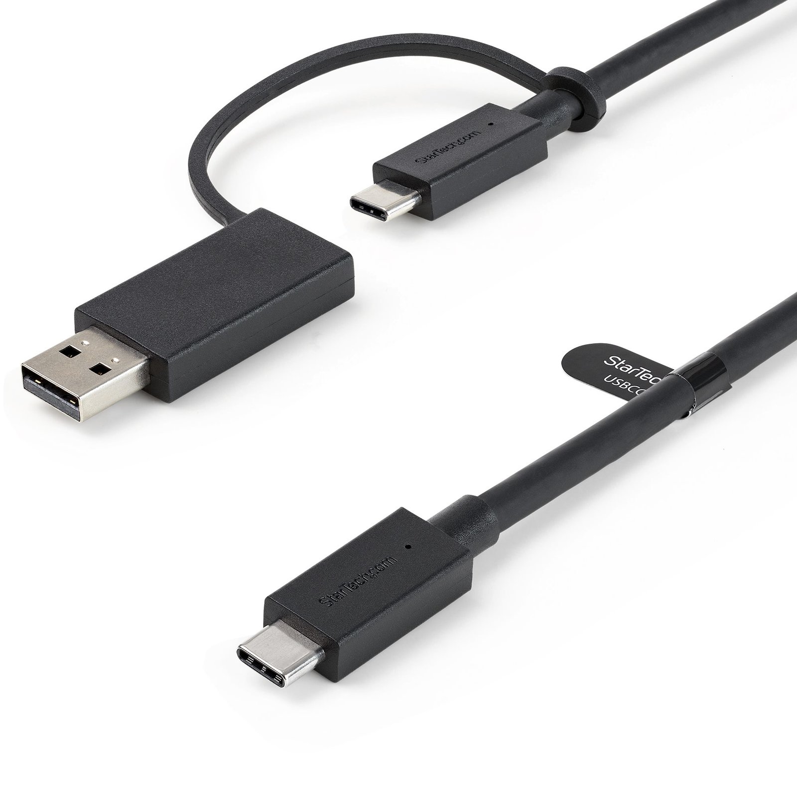 Startech StarTech.com 3.3ft (1m) USB-C Cable with USB-A Adapter Dongle, USB 10Gbps/5Gbps, 100W (5A)