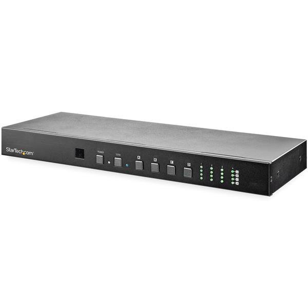 Startech StarTech.com 4x4 HDMI Matrix Switch with Audio and Ethernet Control - 4K 60Hz - TAA
