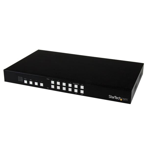Startech StarTech.com 4x4 HDMI Matrix Switch with Picture-and-Picture Multiviewer or Video Wall -