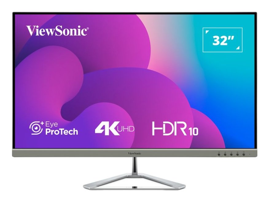 Viewsonic VX3276-4K-MHD-2 computer monitor 81.3 cm (32") 3840 x 2160 pixels 4K Ultra HD LCD Black,