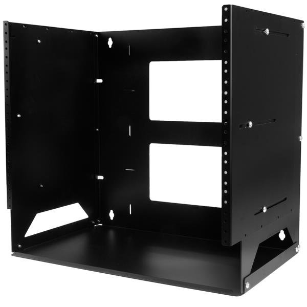 Startech StarTech.com 2-Post 8U Open Frame Wall Mount Network Rack with Built-in Shelf, Data
