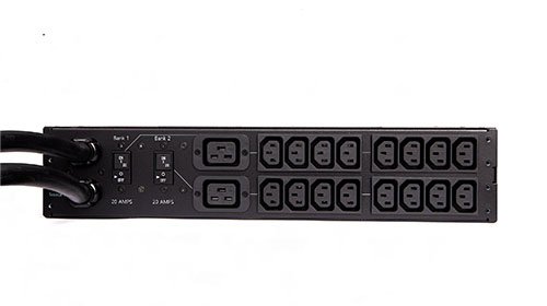 APC by Schneider Electric AP4432 power distribution unit (PDU) 18 AC outlet(s) 2U Black