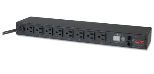 APC by Schneider Electric AP7800B power distribution unit (PDU) 8 AC outlet(s) 1U Black
