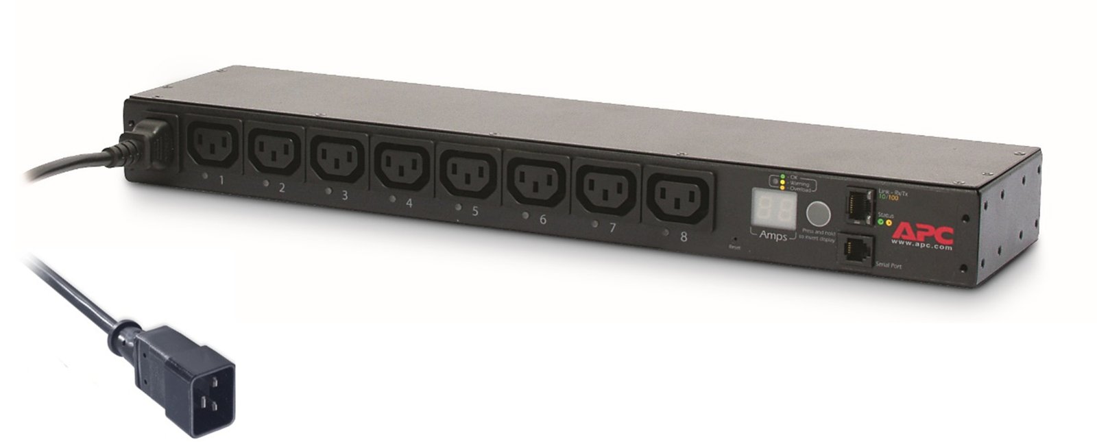 APC by Schneider Electric AP7921B power distribution unit (PDU) 8 AC outlet(s) 0U/1U Black