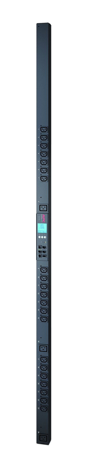 APC by Schneider Electric Rack PDU 2G, Metered Outlet with Switching, ZeroU, 20A/208V, 16A/230V,