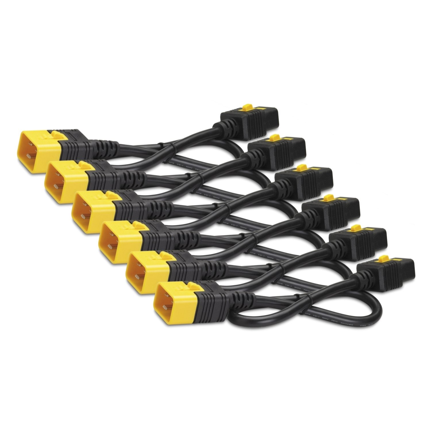 APC by Schneider Electric Power Cord Kit (6 ea), Locking, C19 to C20, 1.2m AP8714S