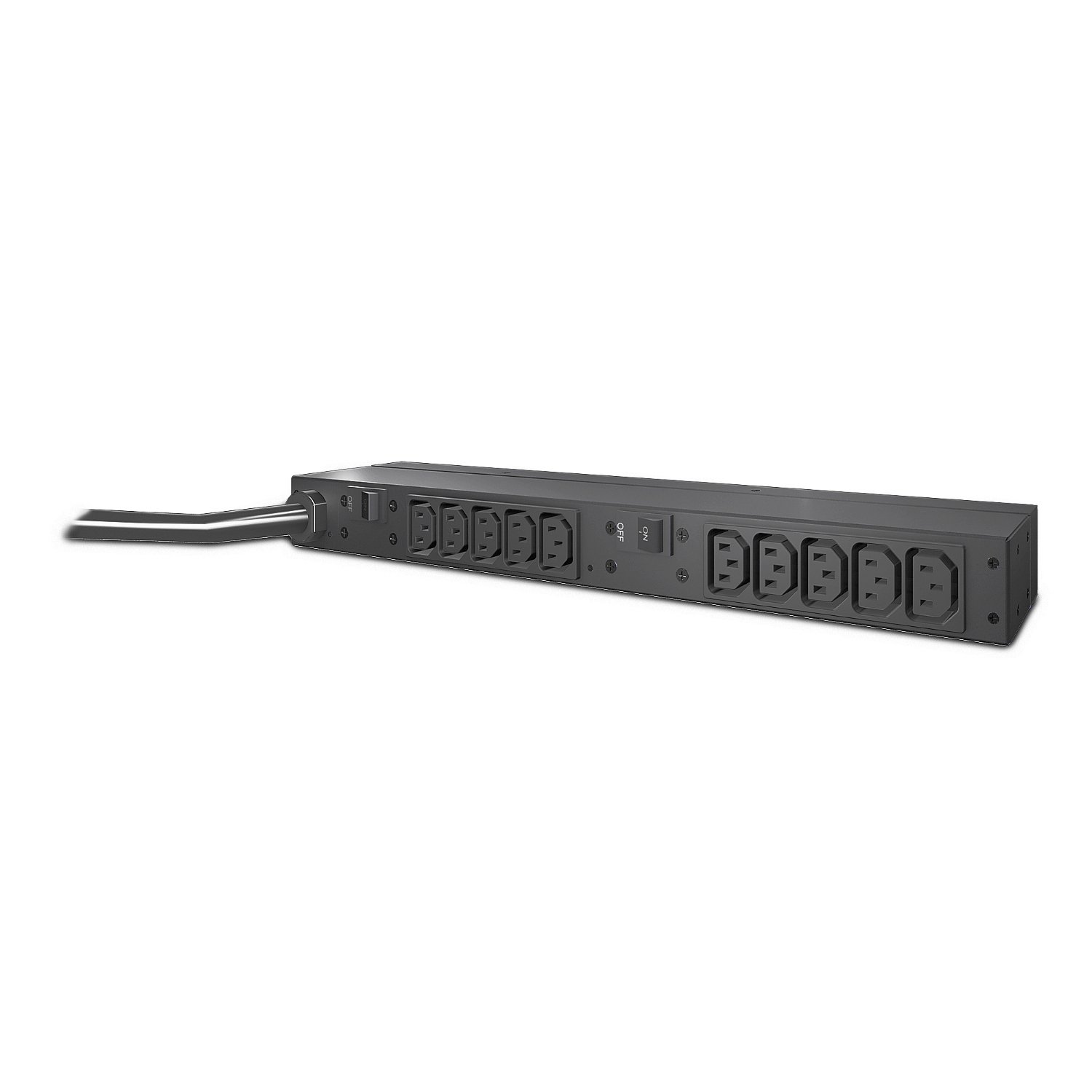 APC by Schneider Electric Rack PDU, Basic, 1U, 30A, 208V, (10) C13 AP9571A