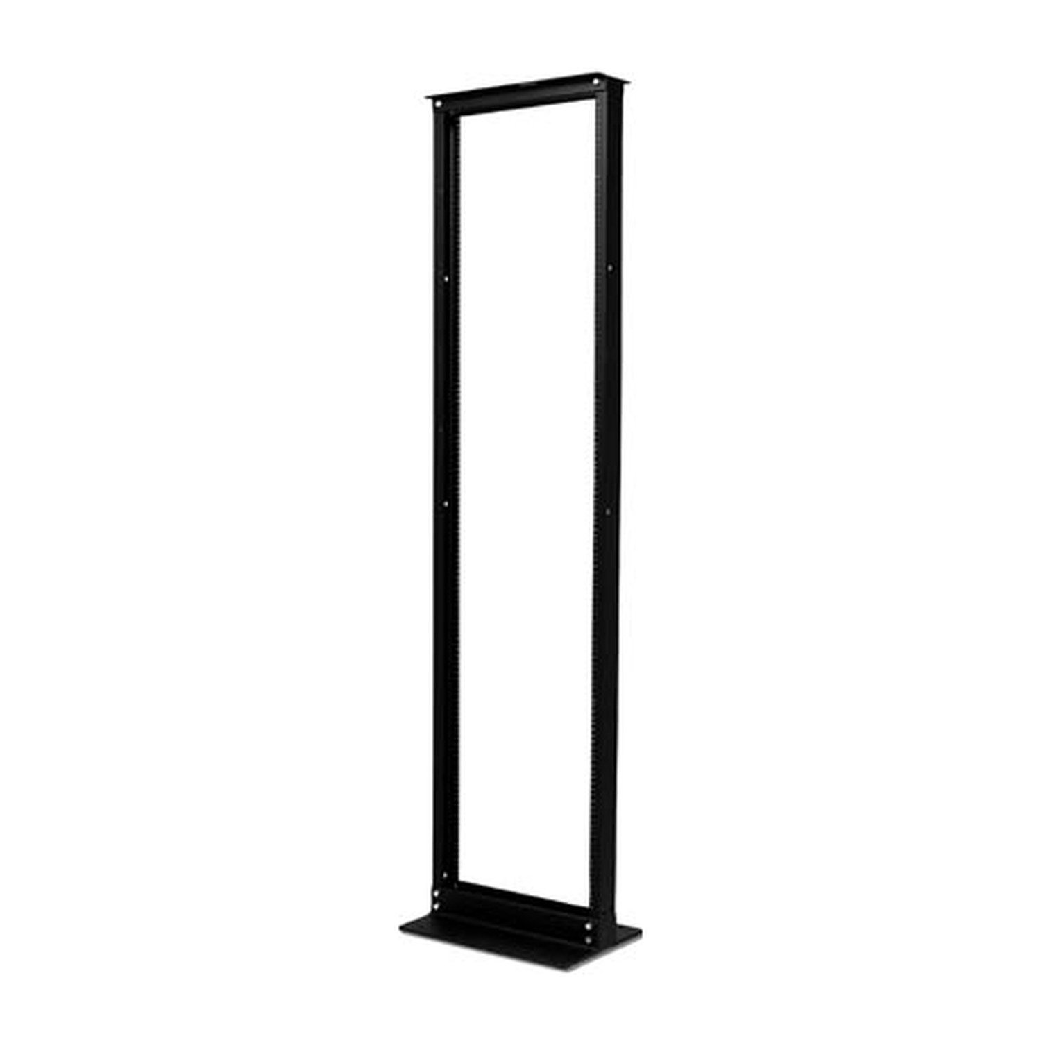 APC by Schneider Electric NetShelter AR201 - 2 Post Rack 45U #12-24 Threaded Holes Black