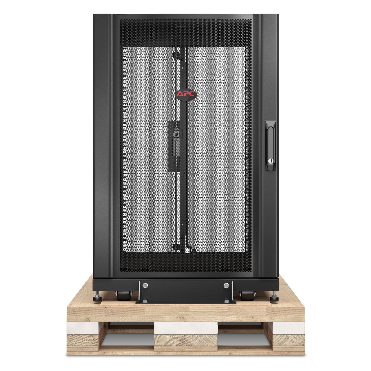 APC by Schneider Electric NetShelter SX, Server Rack Enclosure, 18U, Shock Packaging, Black, 925H x AR3006SP
