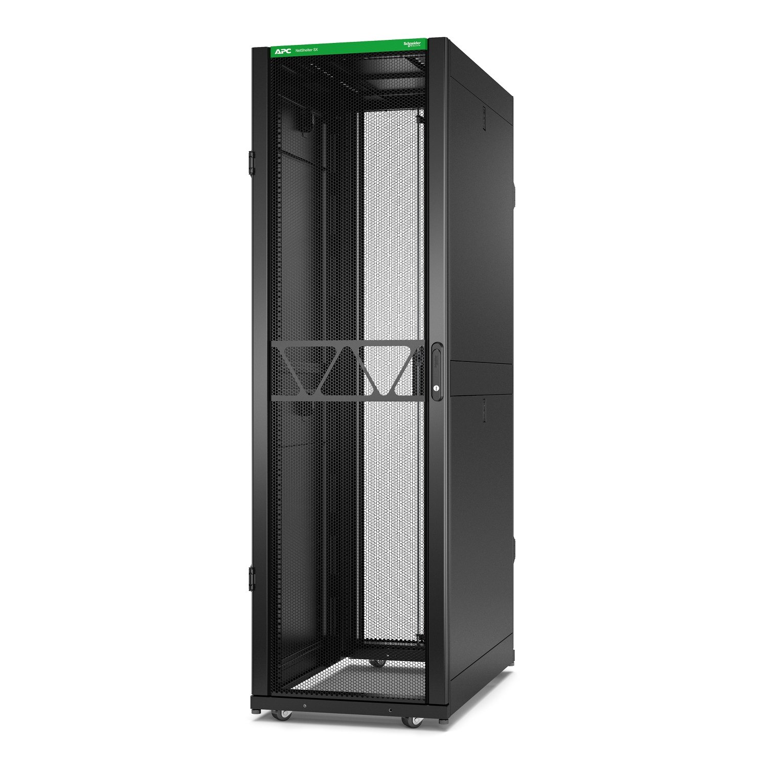 APC by Schneider Electric Netshelter SX Gen2 AR3100B2 - 42U, 1991h x 600w 1070d mm, with side
