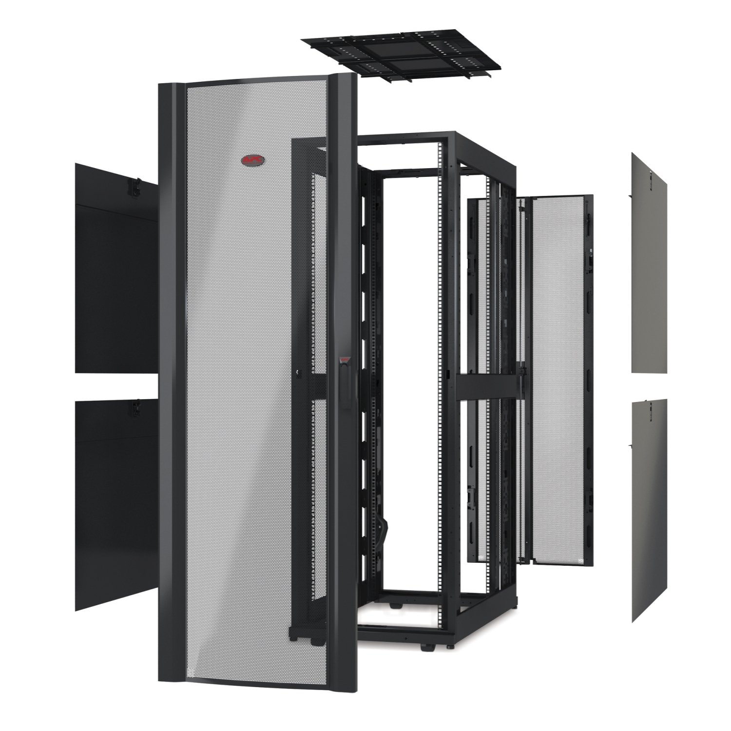 APC by Schneider Electric NetShelter SX 42U Freestanding rack Black AR3100X610