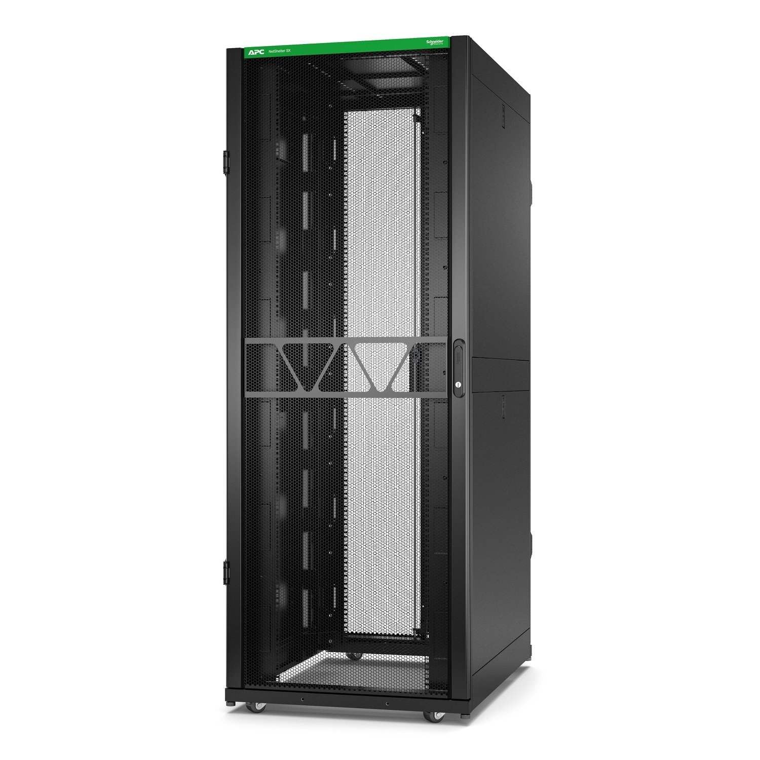 APC by Schneider Electric Netshelter SX Gen2 AR3150B2 - 42U, 1991h x 750w 1070d mm, with side