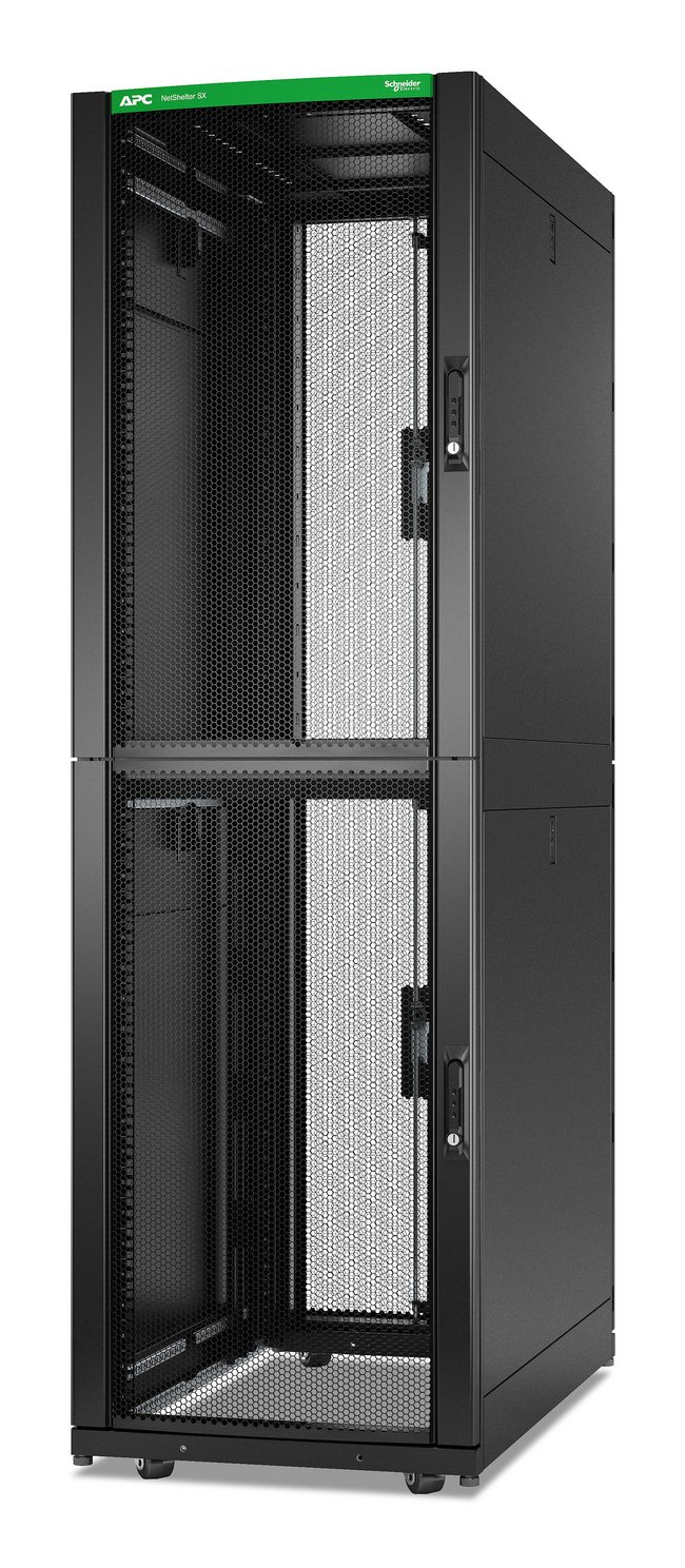 APC by Schneider Electric NetShelter SX, Server Rack Enclosure, Colocation, 2 x 20U, 600W 1070D mm,
