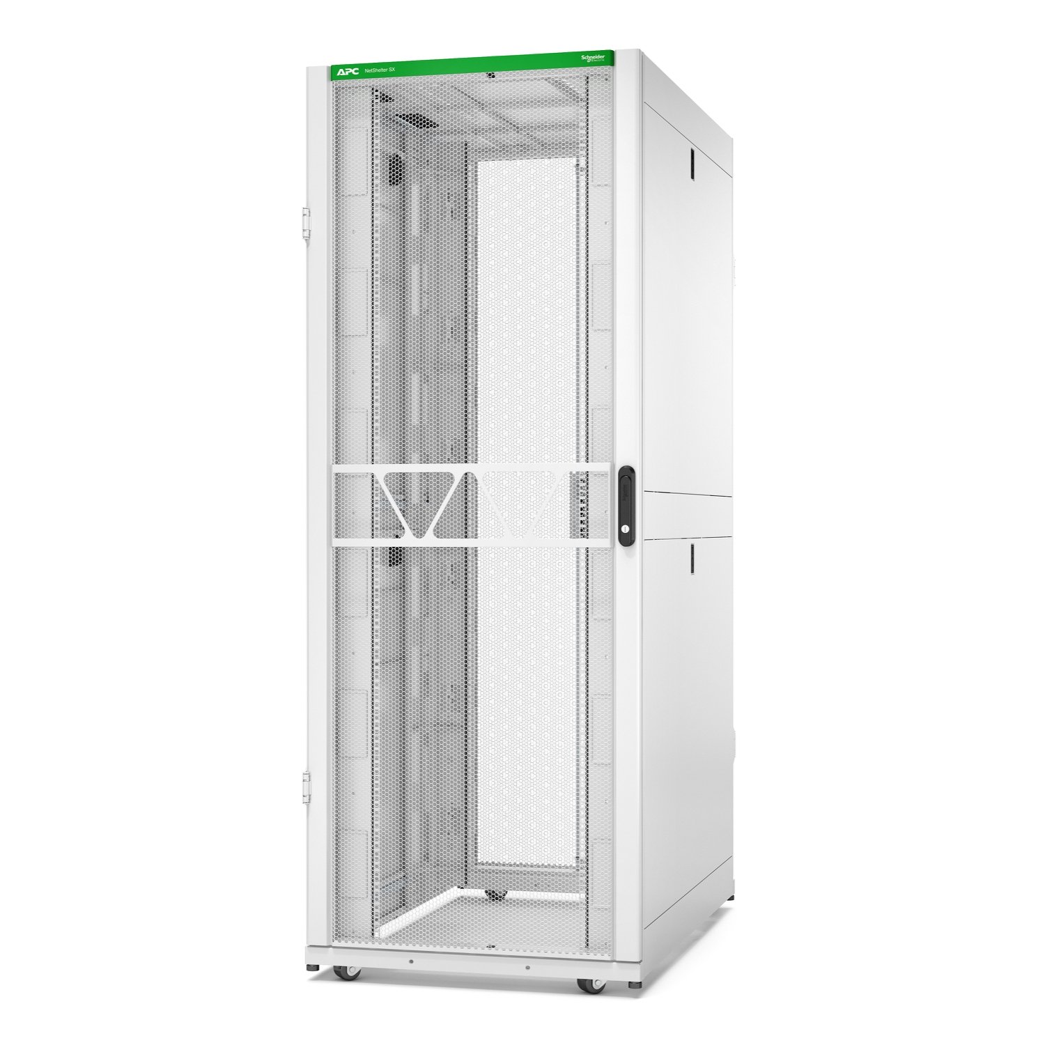 APC by Schneider Electric NetShelter SX Server Rack Gen 2, 42U, 1991H x 750W 1200D mm, with Sides, AR3350W2