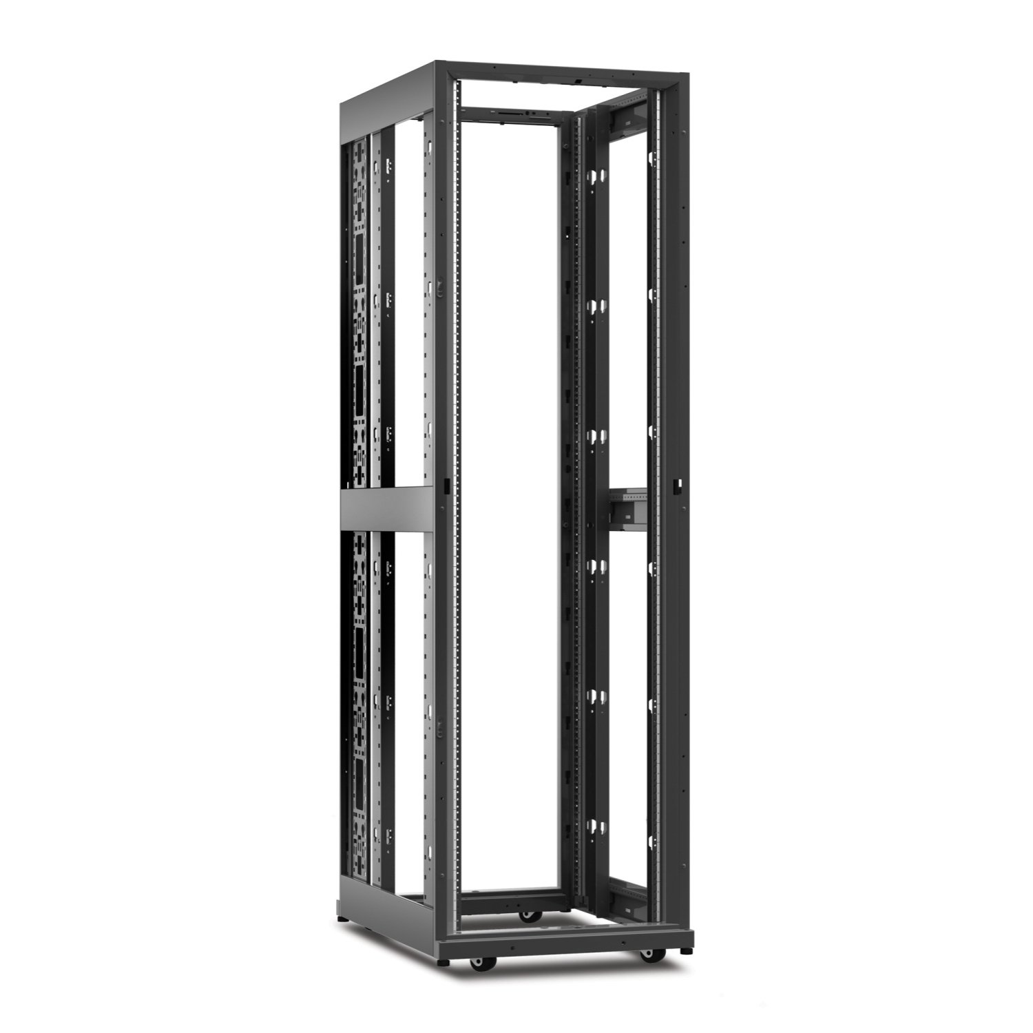 APC by Schneider Electric NetShelter AV, Server Rack Enclosure, 42U, 10-32 Threaded Rails, without
